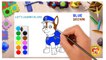 Paw Patrole Chase - draw and color - coloring pages - kids video