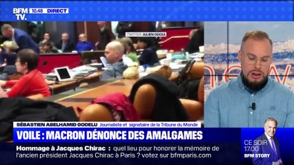 Voile : Macron dénonce des amalgames - 16/10