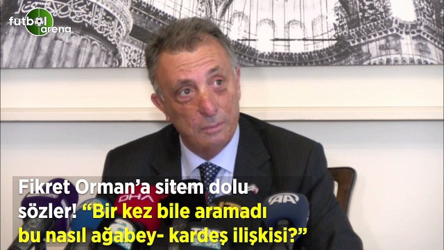 Ahmet Nur Çebi'den Fikret Orman'a sitem: Bir kez bile aramadı bu nasıl ağabey-kardeş ilişkisi?