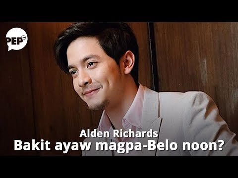 Paano napapayag si Alden Richards na magpabawas ng kanyang huge, chubby cheeks ?