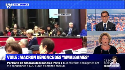 Voile : Macron dénonce des amalgames (3/3) - 16/10