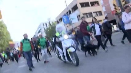 Arrancan las 'Marchas por la libertad' en Cataluña