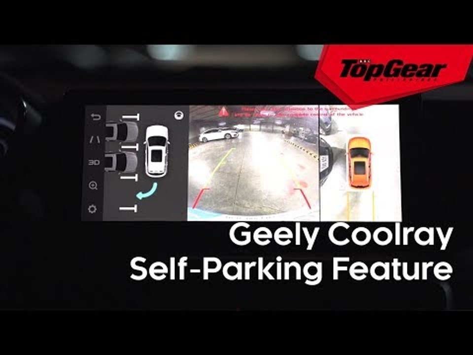 The Geely Coolray's self-parking feature