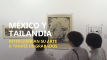 México y Tailandia intercambian su arte a través de grabados