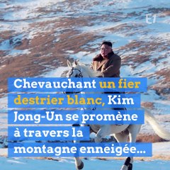 La balade à cheval de Kim Jong-Un intrigue les observateurs