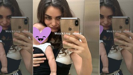 Gabriella Demetriades posts a selfie with her little one Arik