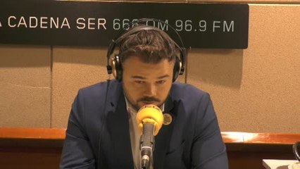 Rufián: "Ninguna idea en política justifica la violencia"