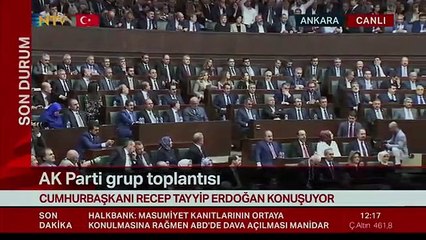 AK Parti Meclis Toplantısı'nda Gündoğdu Marşı okundu
