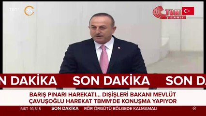 Bakan Çavuşoğlu konuşuyor