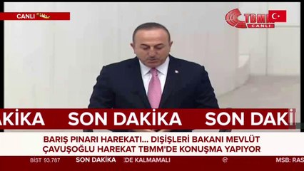 Bakan Çavuşoğlu konuşuyor