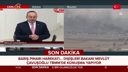 Bakan Çavuşoğlu konuşuyor