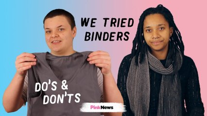 How to use a binder safely