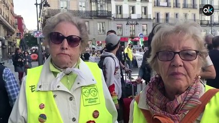 Concentración de pensionistas en Sol
