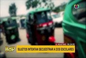 El Agustino: capturan a sujetos que intentaron secuestrar a dos escolares