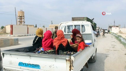 TSK’nın teröristlerden aldığı Tel Abyad’da siviller evlerine dönmeye başladı