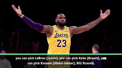 Who is the NBA's GOAT? Davis makes his call