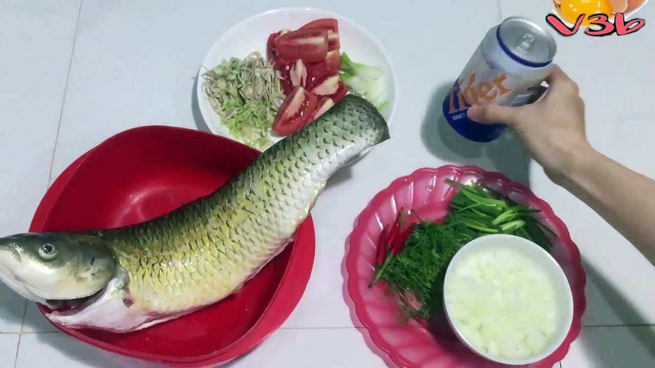 CÁ TRẮM CỎ HẤP BIA