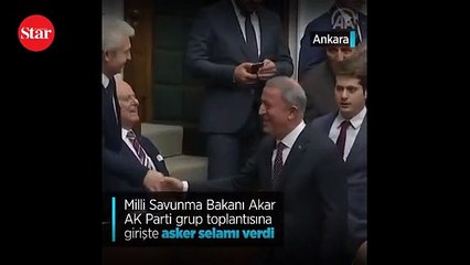 Bakan Akar’dan Meclis’te ’asker selamı’