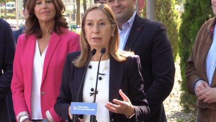 Ana Pastor pide a Sánchez no minimizar la crisis en Catalunya