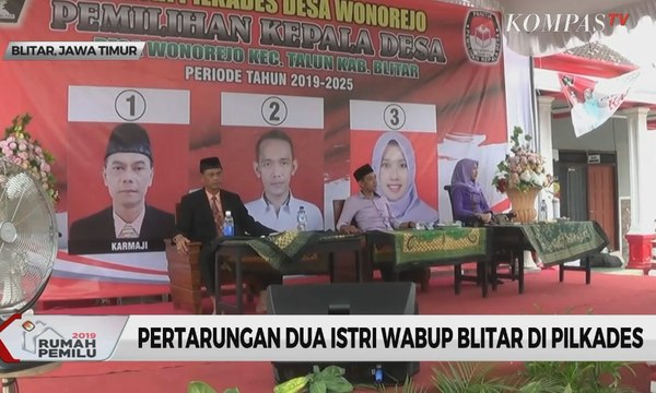 Pertarungan 2 Istri Wabup Blitar di Pilkades Serentak