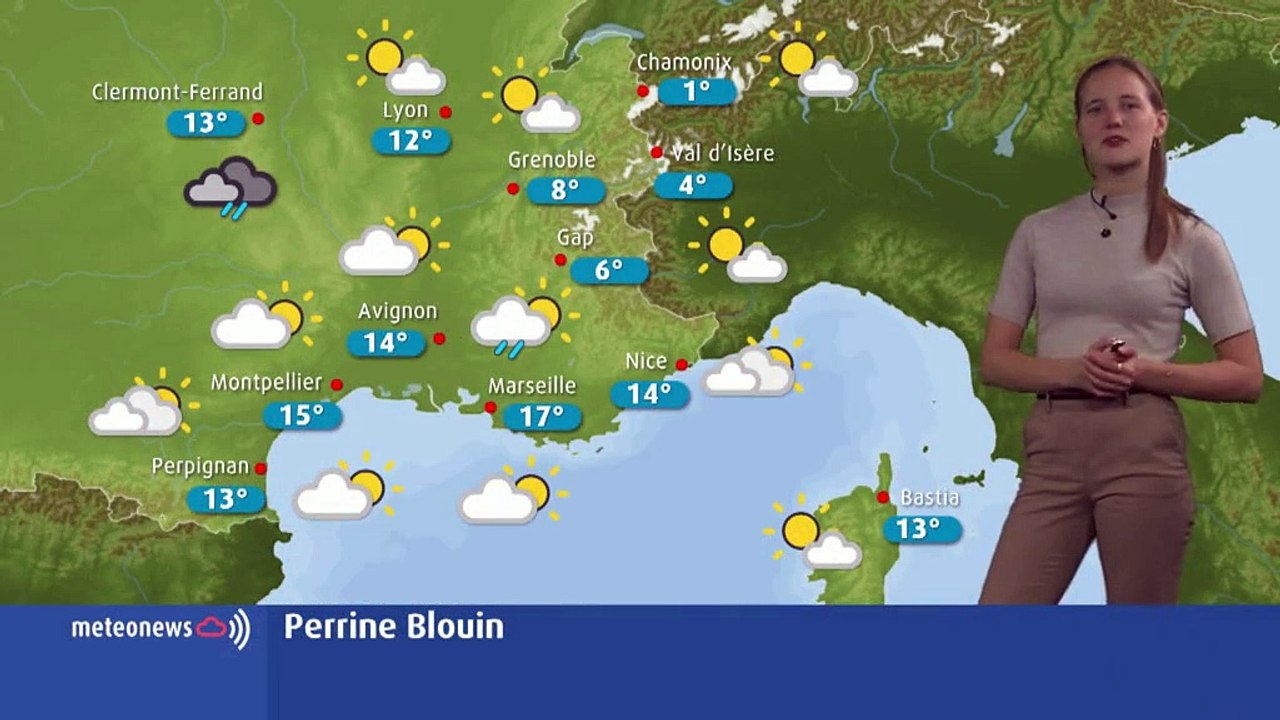 Votre météo du jeudi 17 octobre : des averses en soirée