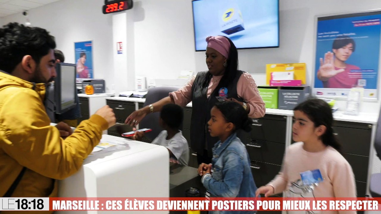 Marseille : ces élèves deviennent postiers pour mieux les respecter