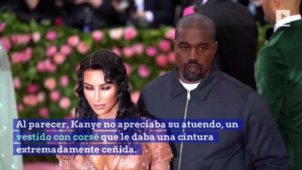 Kanye West: el vestido de la gala del Met de Kim era "demasiado sexy"