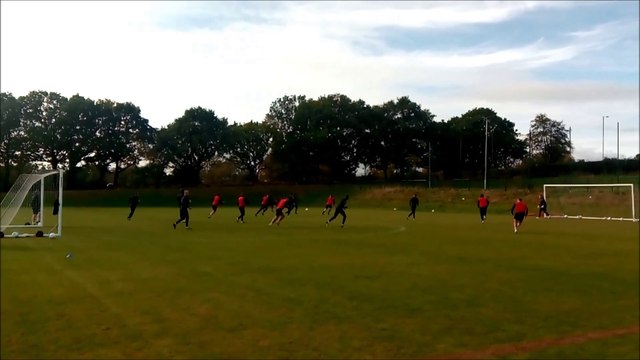 Training at FC Halifax Town
