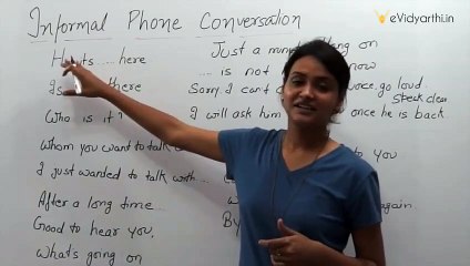 Phone conversations in English Informal Phone Call