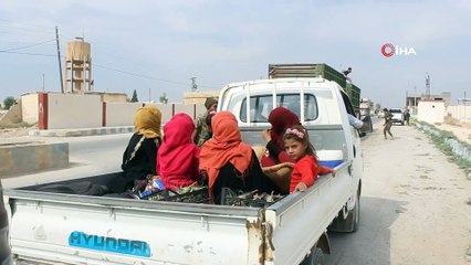 Tel Abyad’da Siviller Evlerine Dönmeye Başladı