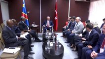 TBMM Başkanı Şentop, Demokratik Kongo Cumhuriyeti Senatosu Birinci Başkanvekili Badibanga ile...