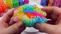 Kids Play Slime Glitter All Mixing DIY Learn Colors Orbeez Slime Toys For Kids