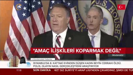 ABD Dışişleri Bakanı Mike Pompeo'dan açıklama
