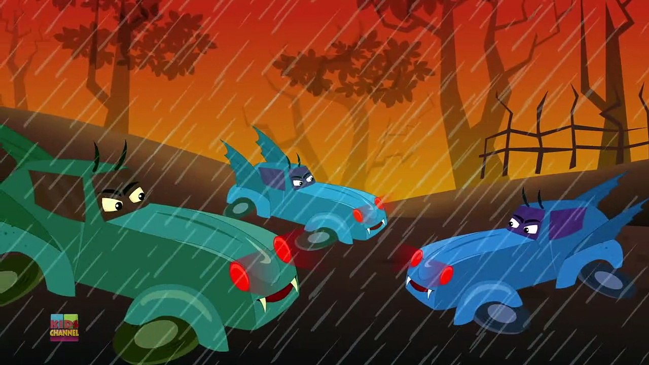 Happy Halloween Songs 2019 | Children Nursery Rhymes |  Little Red Car