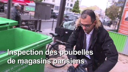 Gaspillage alimentaire: traque dans les poubelles à Paris