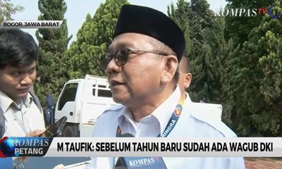 M Taufik: Sebelum Tahun Baru 2020, Sudah Ada Wagub DKI