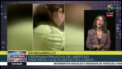 Dictan prisión preventiva contra prefecta Paola Pabón en Ecuador