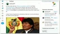 Temas del Día: Bolivia: Evo Morales alerta sobre planes de oposición