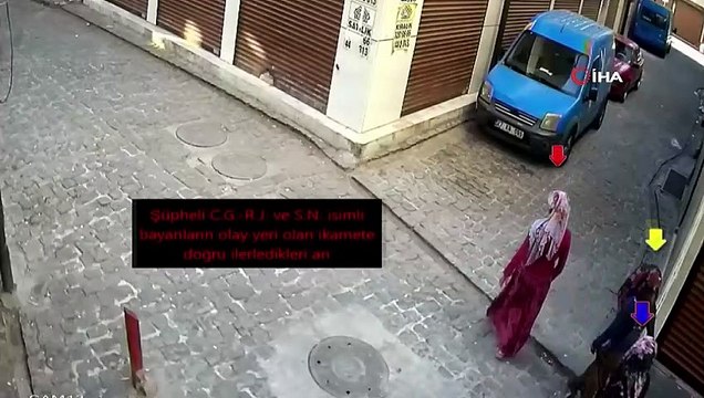 Dizüstü bilgisayar hırsızı kadınlar önce kameralara sonra da polise yakalandı