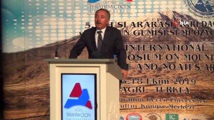 Ağrı’da '5. Uluslararası Ağrı Dağı ve Nuh’un Gemisi Sempozyumu' başladı