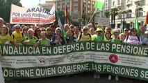 Luchan en la calle por el futuro del sistema público de pensiones