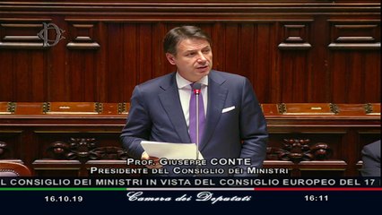 Télécharger la video: Consiglio europeo, le comunicazioni del Presidente Conte alla Camera (16.10.19)