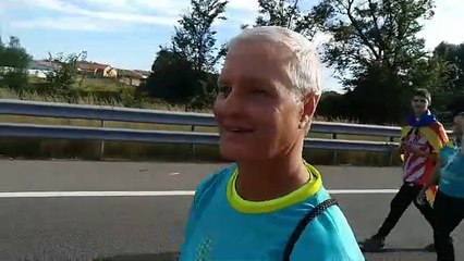 Els manifestants expliquen per què han anat a les Marxes per la Llibertat