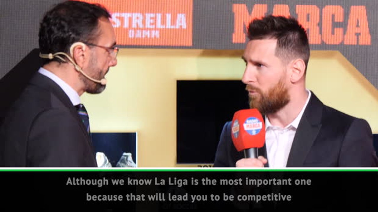Domestic title more important than Champions League - Messi