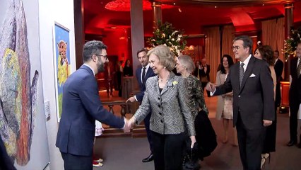 SM la Reina Sofía preside la 34 edición de los Premios BMW de la Pintura en el Teatro Real