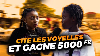 CITES LES SIX VOYELLES DE L'ALPHABET A L'ENVERS ET GAGNE 5000 FRANCS