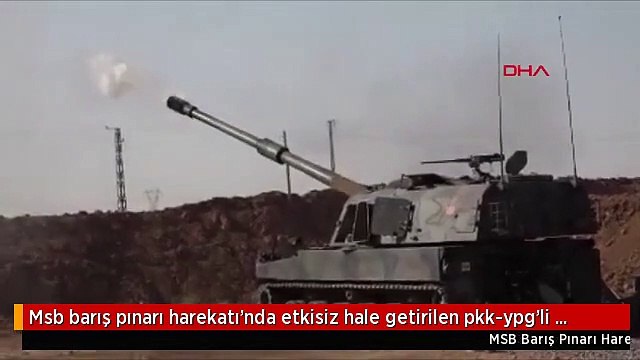Msb barış pınarı harekatı'nda etkisiz hale getirilen pkk-ypg'li terörist sayısı toplam 653 oldu