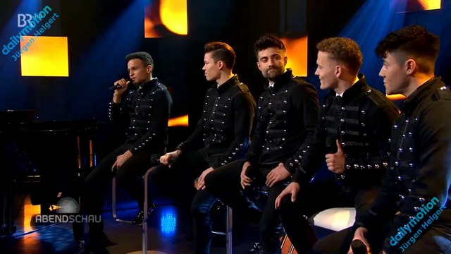 Ausschnitte aus dem Musical - The Band & Talk mit Prince Damien - BR Abendschau 16.10.2019 DSD Gewinner 2016