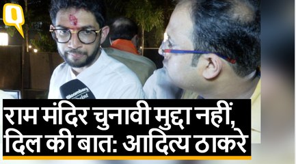 Maharashtra Election 2019: 10 रुपये की थाली से राम मंदिर के मुद्दे तक पर आदित्य ठाकरे से बातचीत