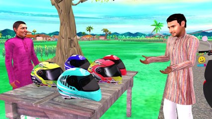 ट्रैफिक चालान Traffic Challan Funny Video Hindi Kahaniya _ Bedtime Moral Stories Hindi Fairy Tales